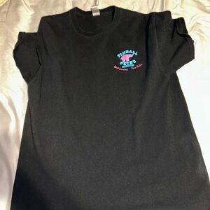 Pinball Pete graphic T-shirt, size large